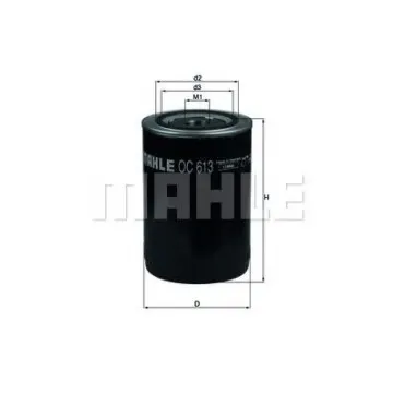 Filtru ulei MAHLE ORIGINAL OC 613