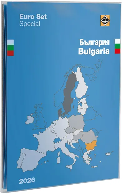 Card cu monede euro Leuchtturm1917 - Bulgaria