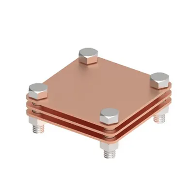 Conector cruce L-75 din cupru pentru platbanda pana la 50 mm