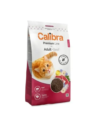 CALIBRA Cat Premium Adult Beef 10 kg hrană cu carne de vită pentru pisici
