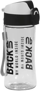 Sticlă de apă BackUp 5 - gri, 400 ml