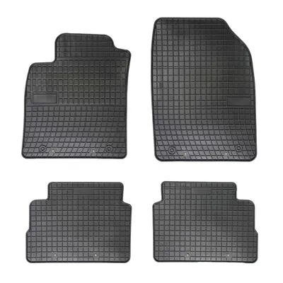 Set covorase auto din cauciuc Opel Vectra C 2002-2008, presuri FROGUM, negre, 4 buc.