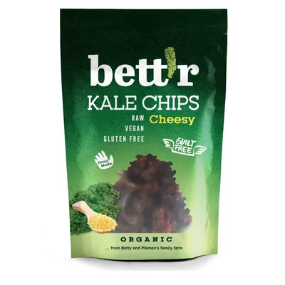 Chips din kale cu aroma de branza bio 30g Bettr
