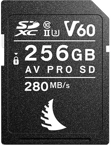 Card de memorie Angelbird - AV PRO SDXC, 256GB, V60, MK2, C10