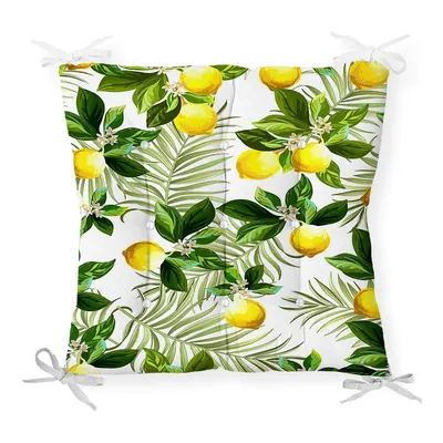 Pernă pentru scaun cu amestec de bumbac Minimalist Cushion Covers Lemon Tree, 40 x 40 cm