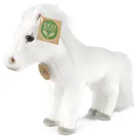 Jucărie de pluș Rappa Eco friends - Cal alb, 24 cm