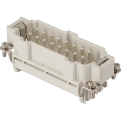 Conector Tata - 77X27 - 16P + E 16A 500V / 6kV / 3 - SPRING TERMINAL - GRI