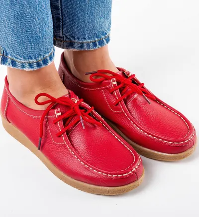 Pantofi Casual Niko Rosii
