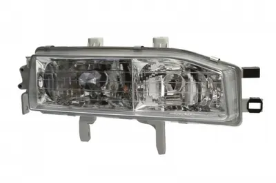 Far Dreapta (H1 H4, manual, fara motoras, culoare insert: argintiu, culoare semnalizator: transparent) potrivit HONDA ACCORD IV