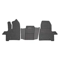 Set covorase cauciuc 3 piese BASIC, fata, negru, potrivit FORD TRANSIT CUSTOM V362 09.12-, Van, (2 per)