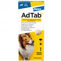 Tableta antiparazitara pentru caini AdTab 22 - 45 kg