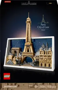 Constructor LEGO Architecture - Paris - orașul iubirii (21064)