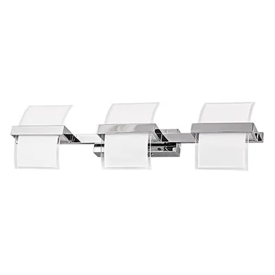 Corp de iluminat LED cu sticla, 15W, lumina calda, corp cromat