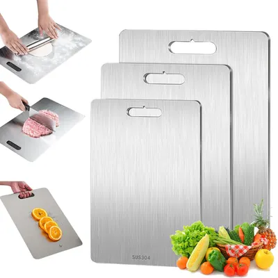 Set 3 tocatoare din otel inoxidabil 24/ 30/ 34 cm