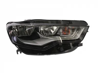 Far dreapta (H15 H7 PY21W W5W, electric, cu motoras, fundal cromat, fundal transparent) AUDI A6, A6 ALLROAD