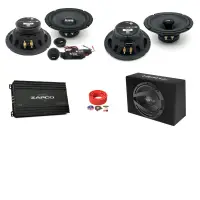 Pachet difuzoare auto cu subwoofer dedicat Mercedes‑Benz Clasa G W463 facelift 2008 - 2018 ESB 1000 530 W