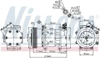 Compresor Ac Clima Renault Clio Ii, Kangoo, Kangoo Express, Megane I, Megane I Classic, Megane I Coach, Megane Scenic, Scenic I 1.6 1.6cng 1.6lpg Dupa 1998