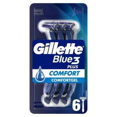 Set aparate de ras de unica folosinta Blue3 Comfort, 6 bucati, Gillette