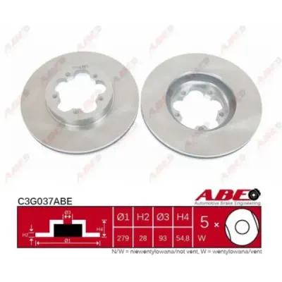 Disc frana ABE C3G037ABE