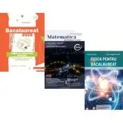 Pachet Bacalaureat 2026. Limba si literatura romana, Matematica pe intelesul tuturor M-mate-info, M-stiintele naturii si Fizica