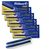 Patroane cerneala mari, 5buc/cut, Pelikan, albastru royal