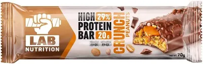 High Protein Bar, Crunch Peanuts, 70 g, Lab Nutrition