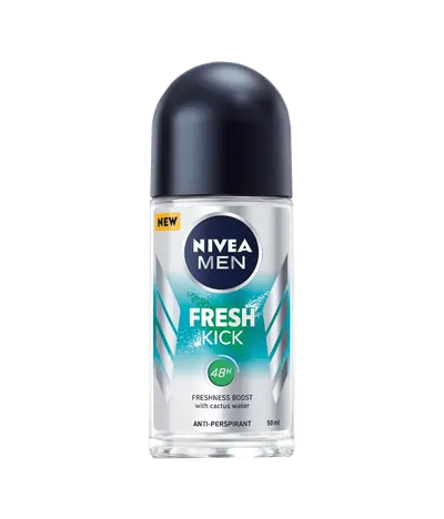 Deodorant roll-on pentru barbati Fresh Kick, 50ml, Nivea