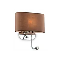 Aplica Sheraton, 2 becuri, dulie G9 + LED, L:300 mm; H:350 mm; Maro