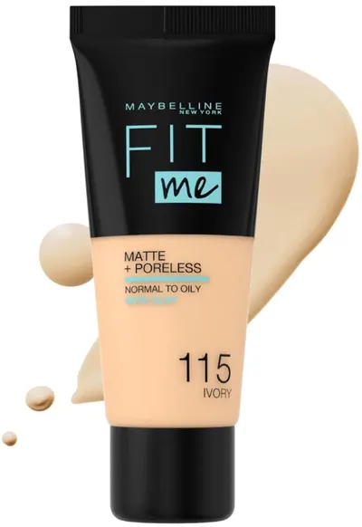 Maybelline fond de ten Fit Me Matte, 115 Ivory, 30 ml