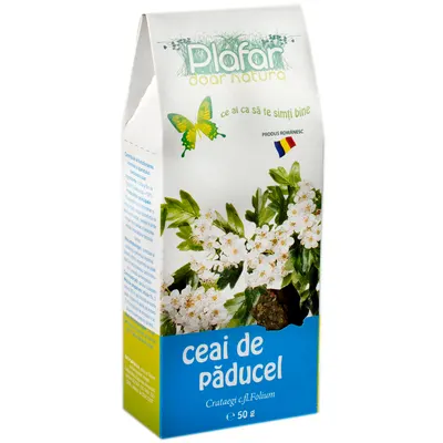 Ceai de frunze de paducel cu flori, 50g, Plafar