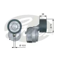 Intinzator curea, curea distributie GATES T38600