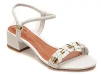 Sandale FLAVIA PASSINI albe, 373001, din piele naturala