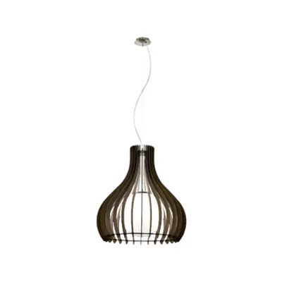 Pendant luminaire Tindori Ø600 60W dark brown IP20