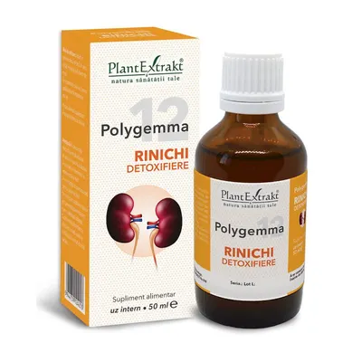 Polygemma 12, Rinichi detoxifiere, Plant Extrakt | 50 ml
