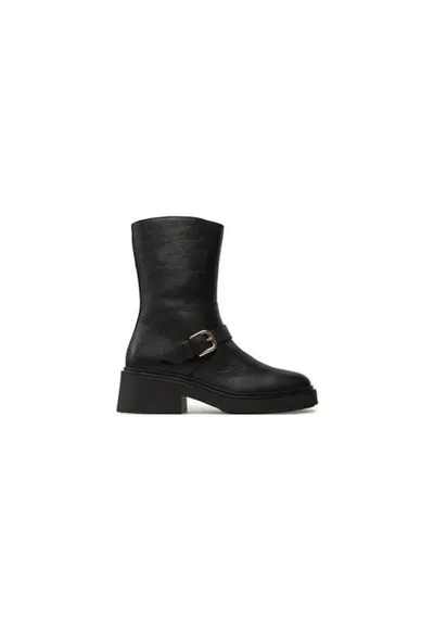 Ghete dama 304508165 - Piele naturala - Negru - Negru