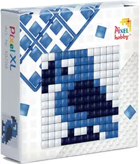 Set creativ cu pixeli Pixelhobby - XL, Papagal