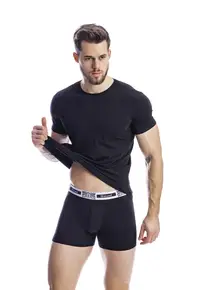 Tricou maneca scurta TB01 - - Negru