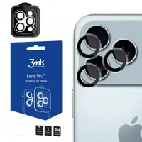 Folie de protectie Camera Spate 3MK Protection Pro pentru Apple iPhone 17 Pro Max / 17 Pro, Sticla Securizata, Transparenta