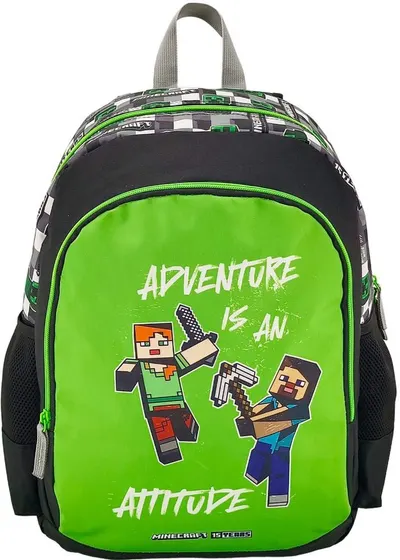 Ghiozdan școlar școalăr CYP Brands - Minecraft Attitude