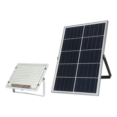 Proiector Led Solar cu Panou Solar Portabil 200w Ip54