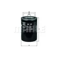 Filtru ulei MAHLE ORIGINAL OC 59