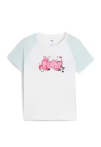 Tricou cu imprimeu Hello Kitty - Roz pastel/Alb murdar