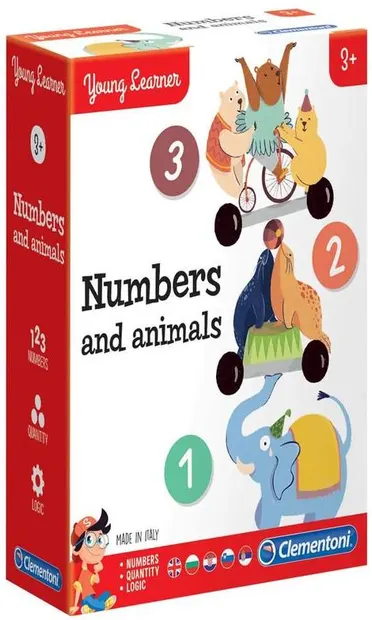 Set educațional Clementoni Young Learner - Numere și animale