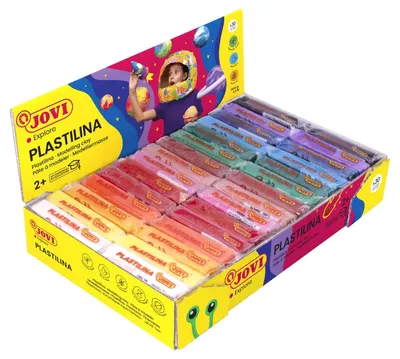 Plastilină Jovi - 30 bucăți x 50 g, în cutie