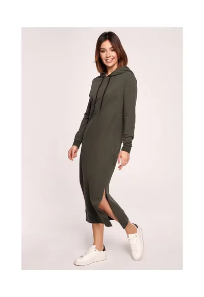 Rochii Bumbac/Elastan Kaki - Verde