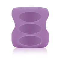 Protectie silicon pentru biberon din sticla cu gat larg violet, 270ml, Dr. Brown's