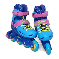 Role copii reglabile Stitch, hard boot, inline, marime 34, 37