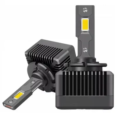Set 2 Becuri D3s Auto LED 6500k 110W/Set Canbus Carcasa Neagra