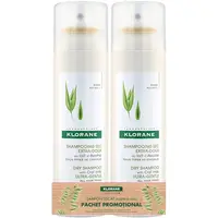 Pachet 2 x Sampon uscat cu lapte de ovaz Klorane, 150 ml