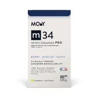 Colagen bovin pentru articulatii cu aroma de capsuni-lime M34, 390g, Molecules of Youth